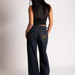 Raw Indigo Mid Rise Straight Leg Jeans (No Turn Up) - Liquor n Poker
