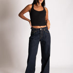 Raw Indigo Mid Rise Straight Leg Jeans (No Turn Up) - Liquor n Poker