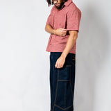 Red Boxy Micro Check Shirt - Liquor n Poker