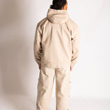 Relaxed Baggy Fireman Clasp Jeans in Ecru - Liquor n Poker