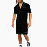 Relaxed Forbidden Fruits Black Shorts - Liquor n Poker