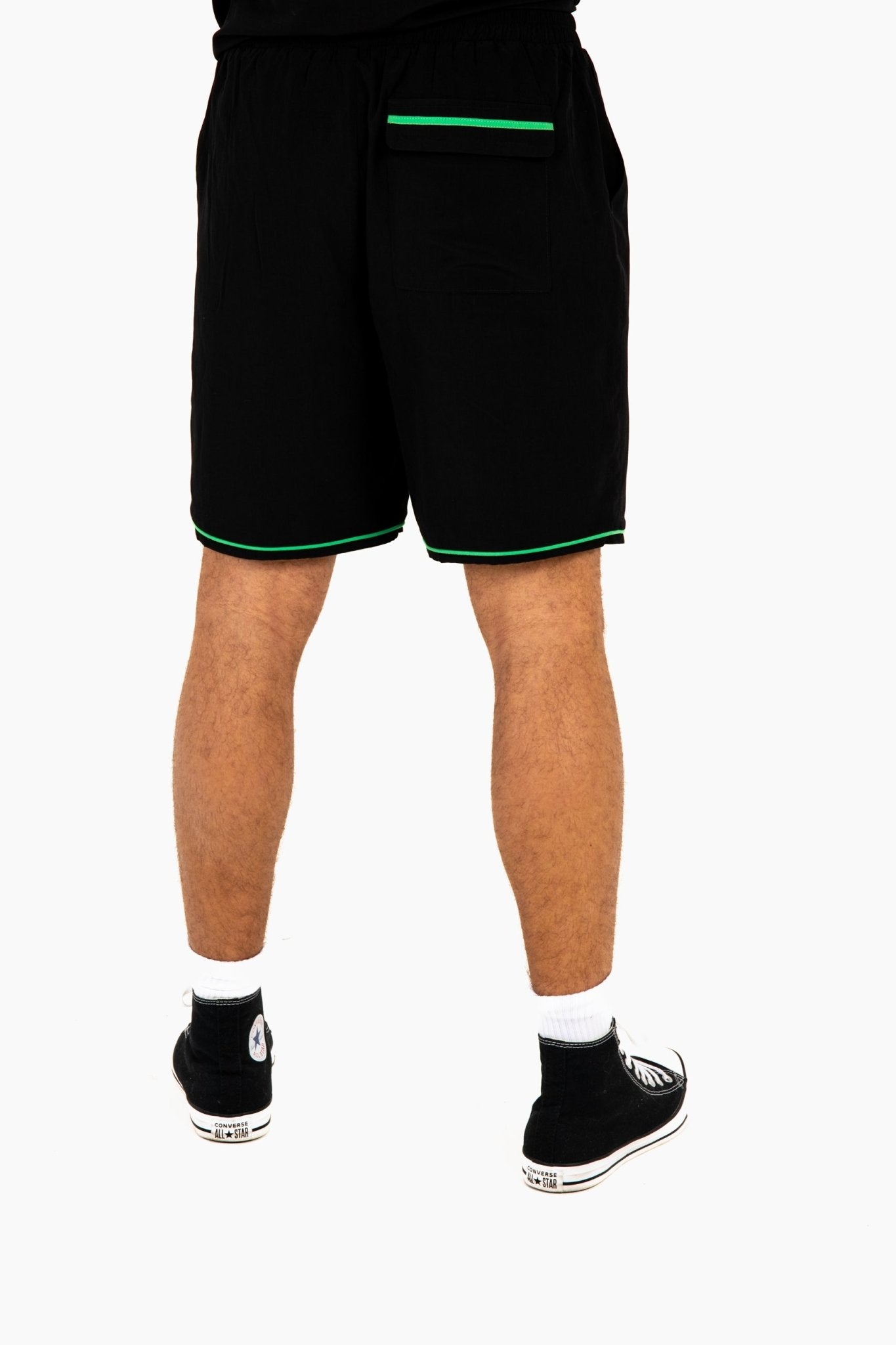 Relaxed Forbidden Fruits Black Shorts - Liquor n Poker