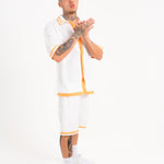 Relaxed Forbidden Fruits White Shorts - Liquor n Poker