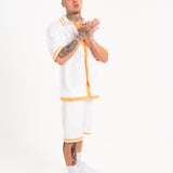 Relaxed Forbidden Fruits White Shorts - Liquor n Poker