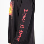 Safari Printed Black Long Sleeve Top - Liquor n Poker