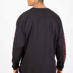 Safari Printed Black Long Sleeve Top - Liquor n Poker