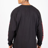 Safari Printed Black Long Sleeve Top - Liquor n Poker