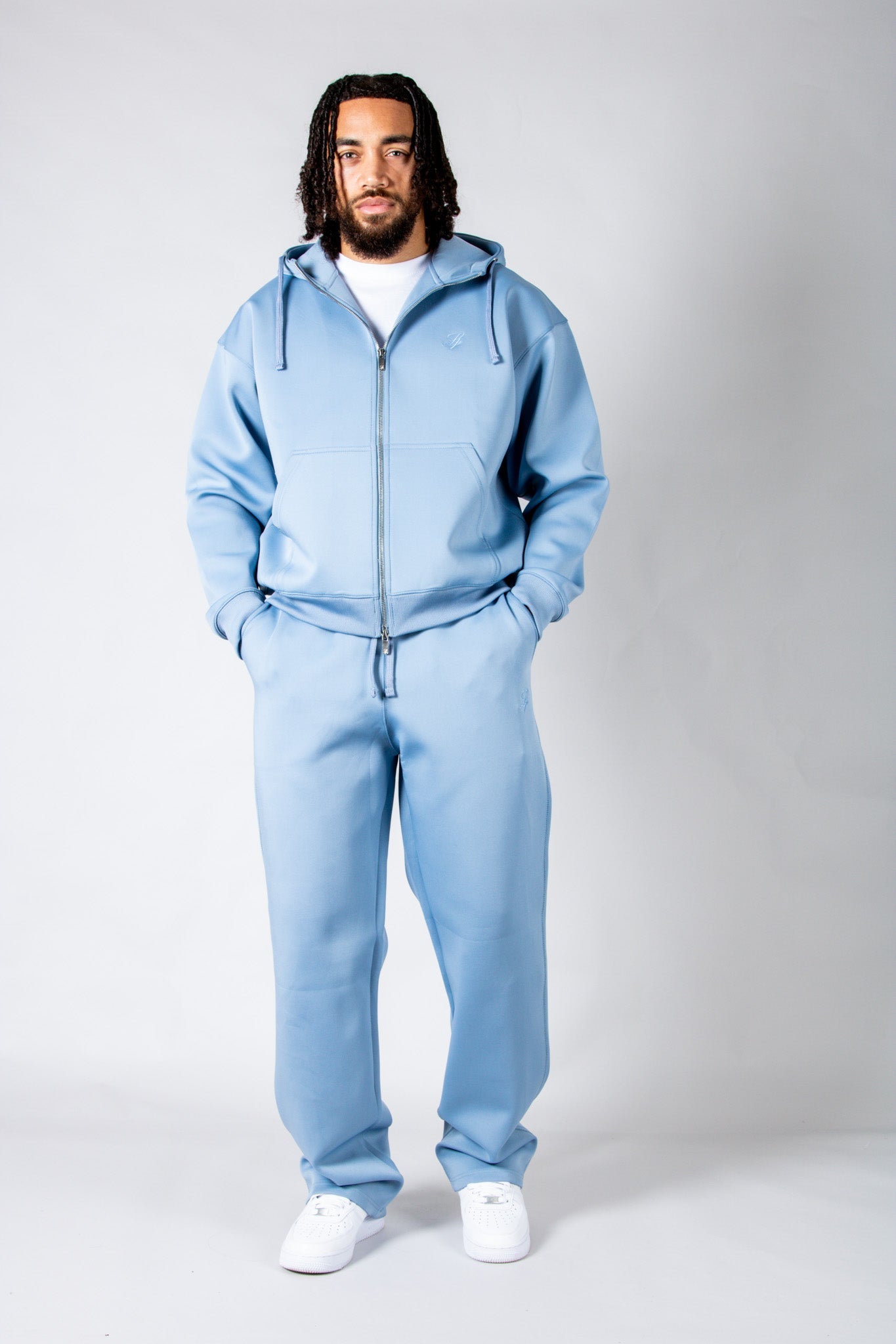 SCUBA Powder Blue Hoodie - Liquor n Poker