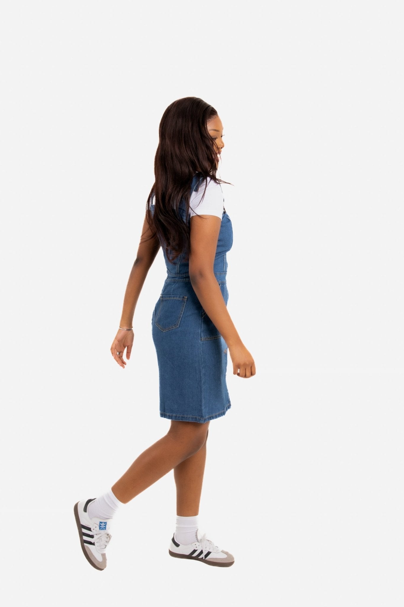 Skye Vintage Denim Pinnafore - Liquor n Poker