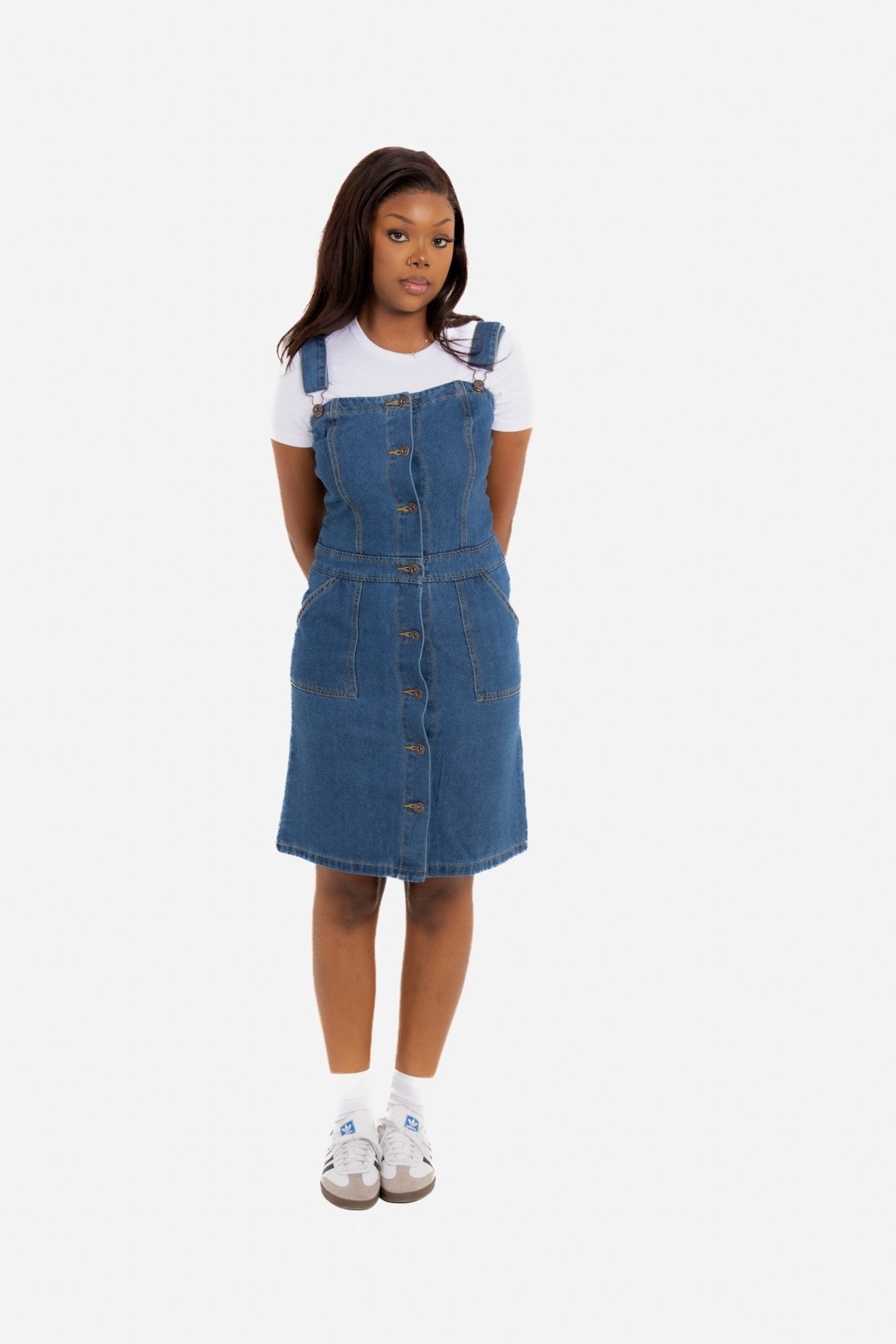 Skye Vintage Denim Pinnafore - Liquor n Poker