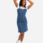 Skye Vintage Denim Pinnafore - Liquor n Poker