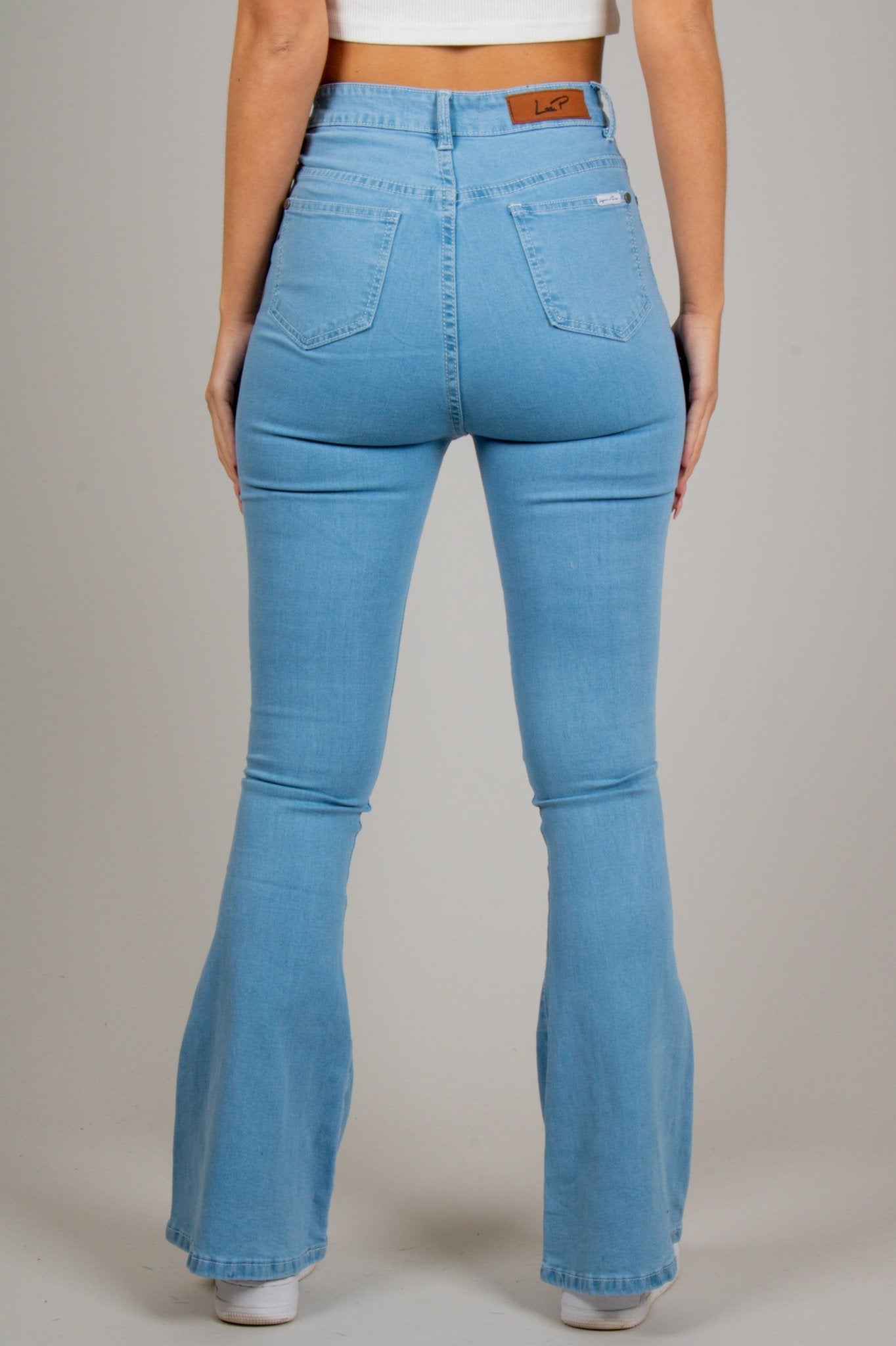 Slim Fit Flare Jean In Stone Wash - Liquor n Poker