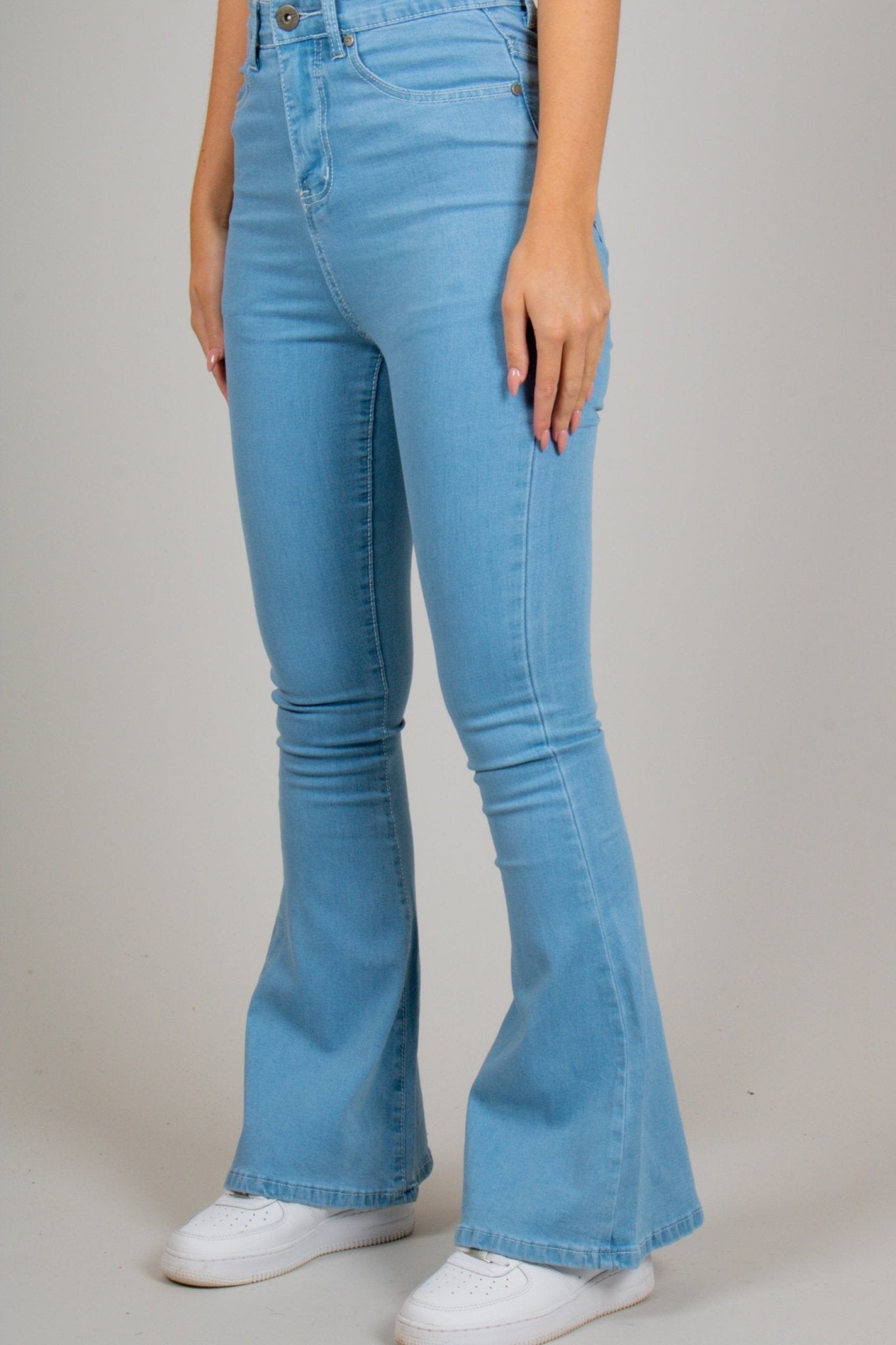 Slim Fit Flare Jean In Stone Wash - Liquor n Poker