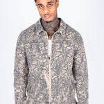 Snake Harrington Zip Up Jacket - Liquor n Poker