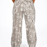 Snake Print Denim Jeans - Liquor n Poker