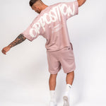 Soft Pink Relaxed Fit Jersey Shorts - Liquor n Poker