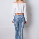 Spirit High Waisted Boho Print Festival Flare - Liquor n Poker