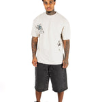 Stone Relaxed Distorted Love Graphic T-Shirt - Liquor n Poker
