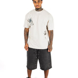 Stone Relaxed Distorted Love Graphic T-Shirt - Liquor n Poker