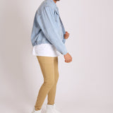 Stretch Skinny Denim Jeans In Tan - Liquor n Poker