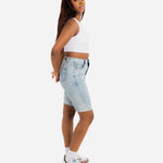 Super Stretch Denim Cycling Shorts - Liquor n Poker