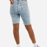 Super Stretch Denim Cycling Shorts - Liquor n Poker