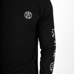 Tiger Print Long Sleeve Black T-Shirt - Liquor n Poker