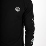 Tiger Print Long Sleeve Black T-Shirt - Liquor n Poker