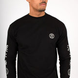 Tiger Print Long Sleeve Black T-Shirt - Liquor n Poker