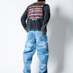 Tonal Camo Super Baggy Jeans - Liquor n Poker