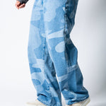 Tonal Camo Super Baggy Jeans - Liquor n Poker