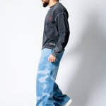Tonal Camo Super Baggy Jeans - Liquor n Poker