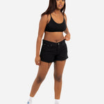 Topeka Denim Shorts In Black - Liquor n Poker
