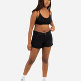 Topeka Denim Shorts In Black - Liquor n Poker