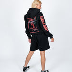 Unisex Essentials Jersey Shorts In Black - Liquor n Poker