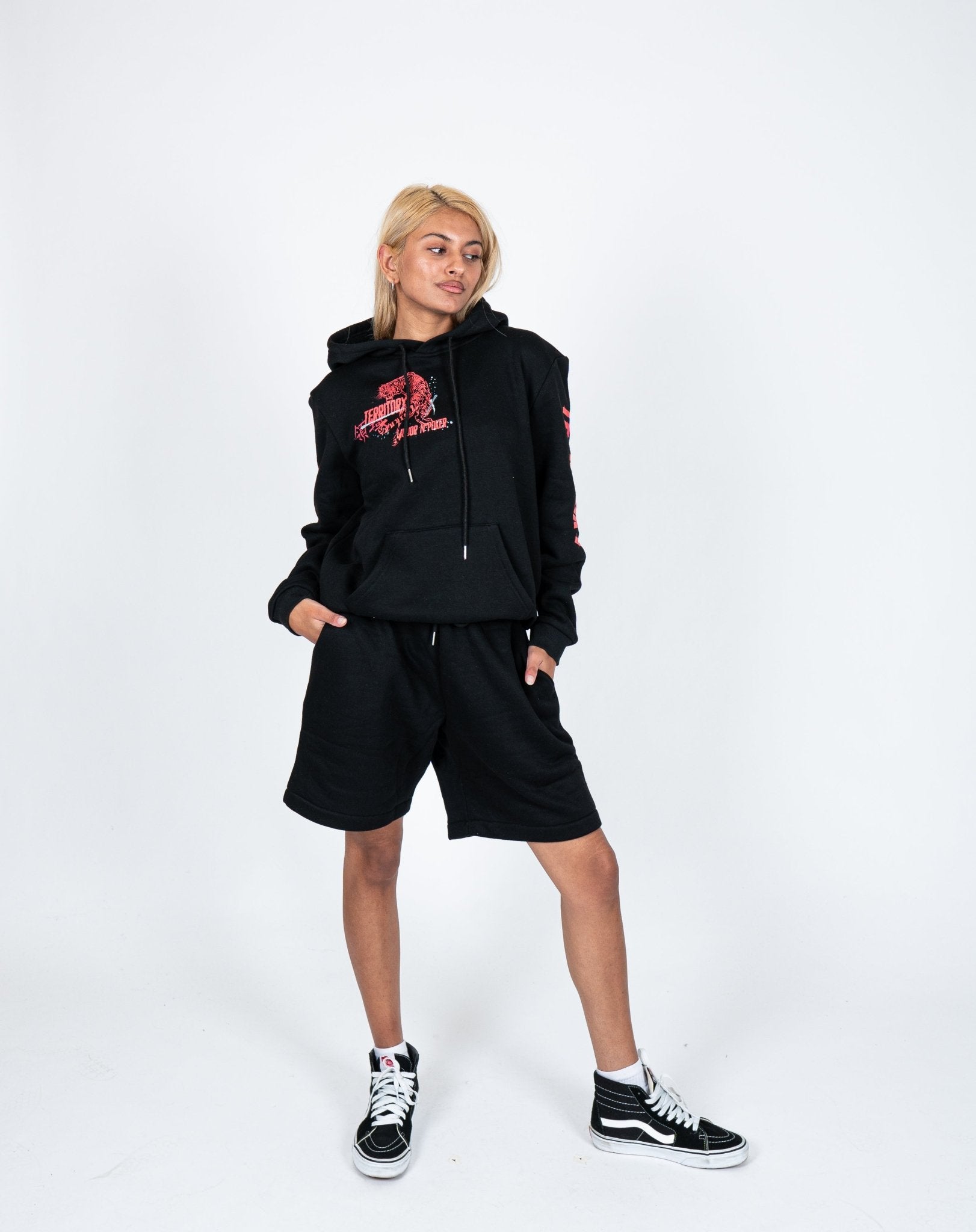 Unisex Essentials Jersey Shorts In Black - Liquor n Poker