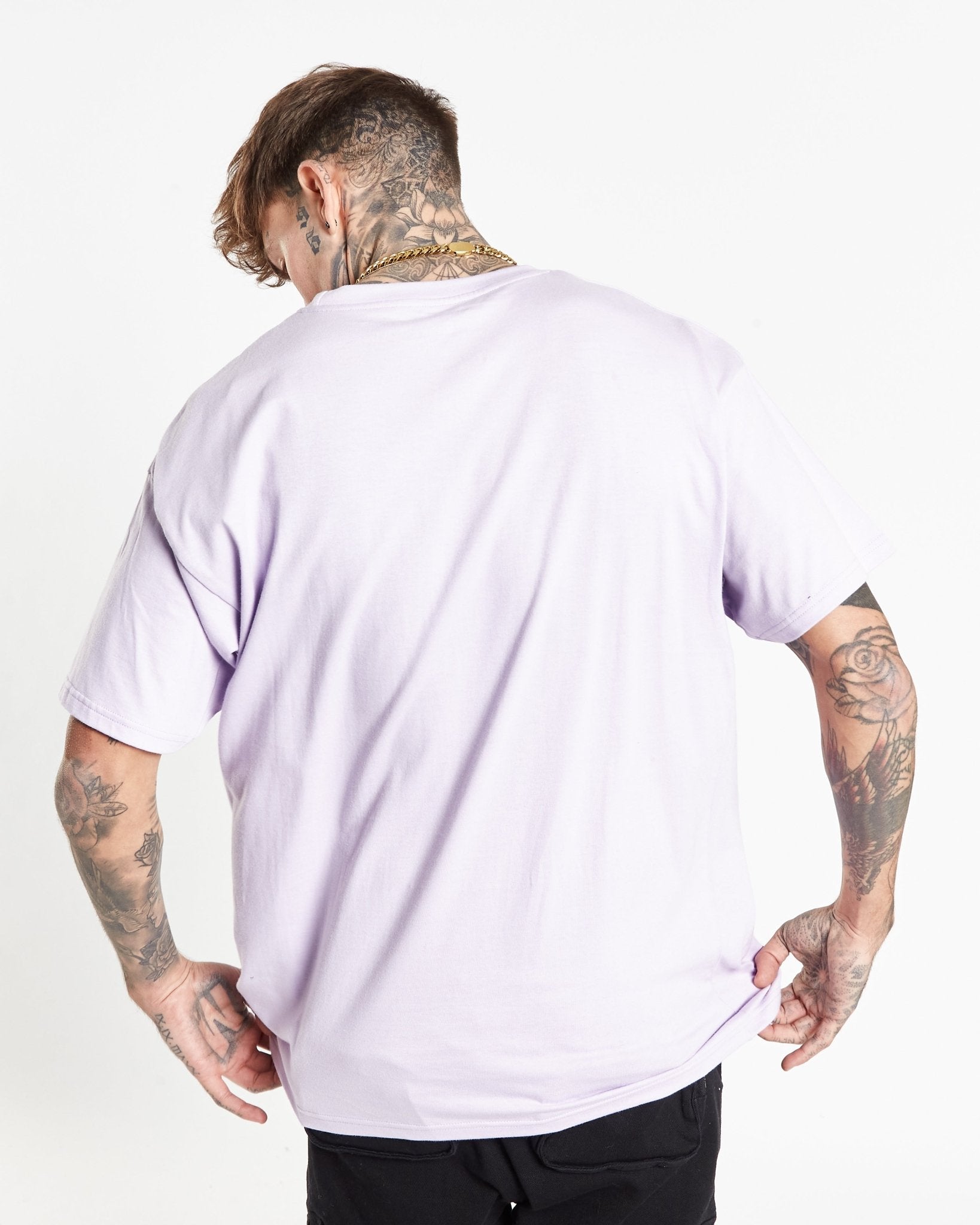 Utility Printed Lilac T-Shirt - Liquor n Poker