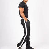 Utility Straight Leg Side Stripe Trousers - Liquor n Poker