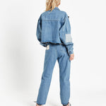 Vagabond Patchwork Denim Jacket - Liquor n Poker