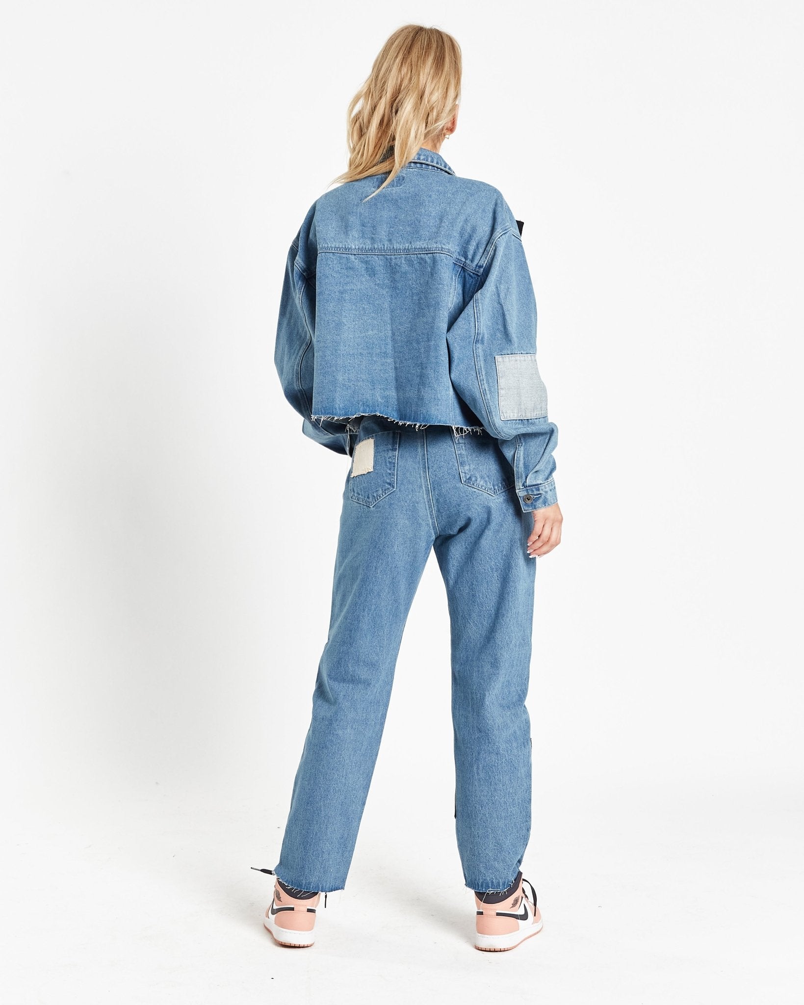 Vagabond Patchwork Denim Jacket - Liquor n Poker