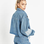 Vagabond Patchwork Denim Jacket - Liquor n Poker