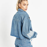 Vagabond Patchwork Denim Jacket - Liquor n Poker