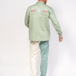 Varsity Rubgy Shirt With Club Embroidery In Sage - Liquor n Poker
