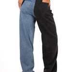 Vice - Versa Two Tone Mom Jean - Liquor n Poker