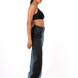 Vice - Versa Two Tone Mom Jean - Liquor n Poker