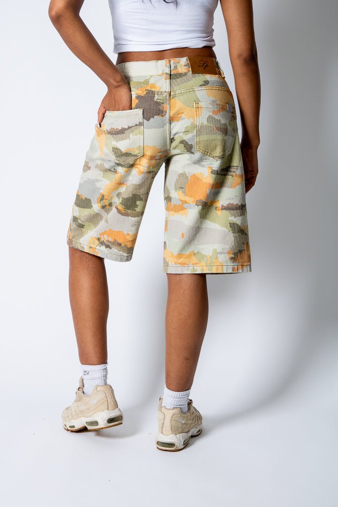 Vintage Camo Denim Jorts - Liquor n Poker