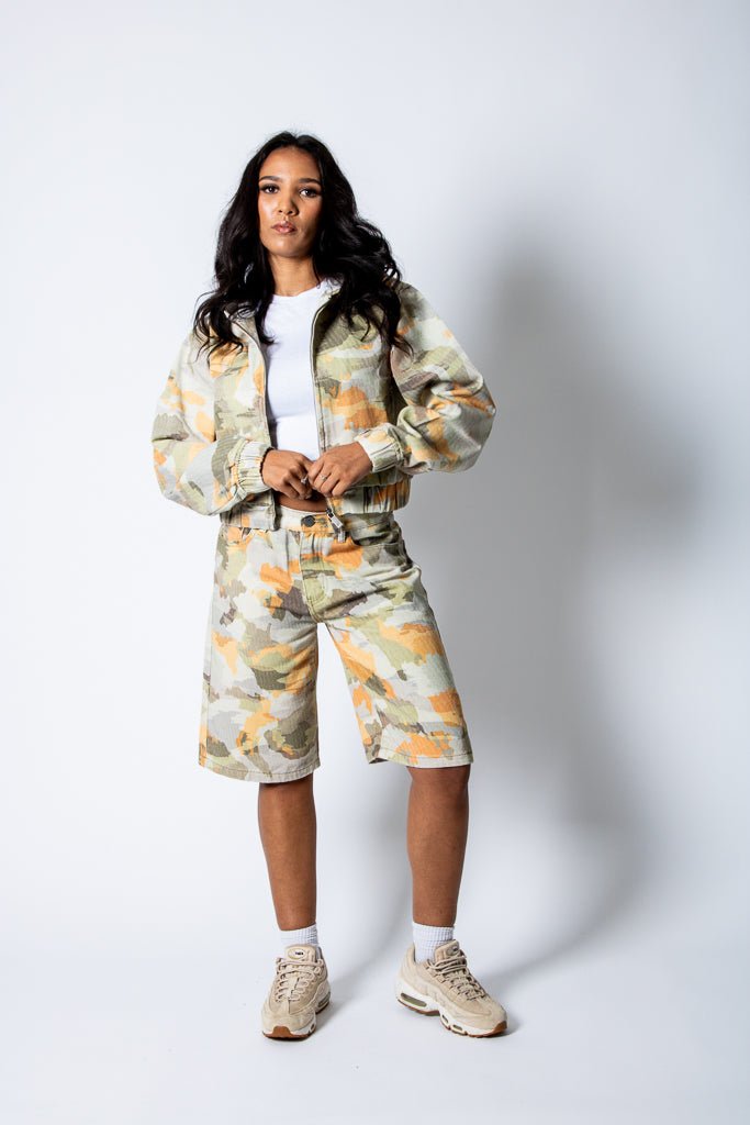 Vintage Camo Denim Jorts - Liquor n Poker