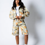 Vintage Camo Denim Jorts - Liquor n Poker