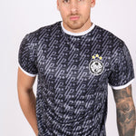 Vintage Football Shirt Members Only Club Jersey In Black - Liquor n Poker