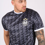 Vintage Football Shirt Members Only Club Jersey In Black - Liquor n Poker